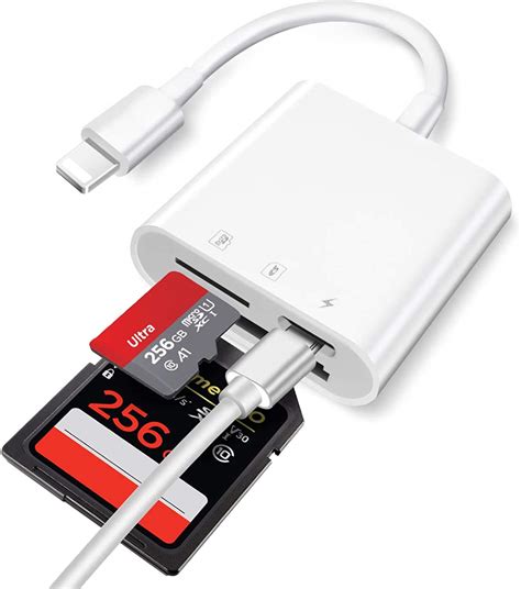 lightning cable smart card reader|lightning to sd camera adapter.